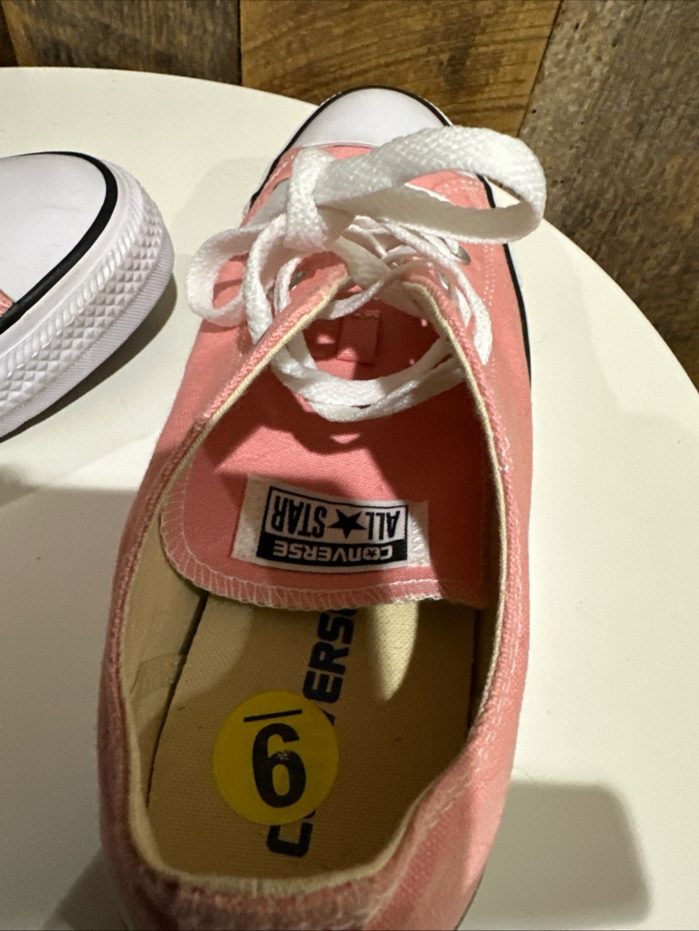 Converse Chuck Taylor All Star Low-Top Sneakers – Women’s Size 9 Light Pink - Picture 7 of 12